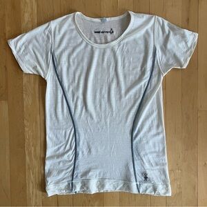 3/$20 Merino Smartwool cream top Large